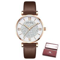 Relógio Feminino Mini Focus Mf0334l à Prova D'água Castanho - 1