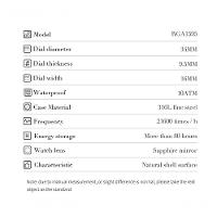 Relógio Feminino Reef Tiger Rga1595-pww à Prova D'água Azul - 4