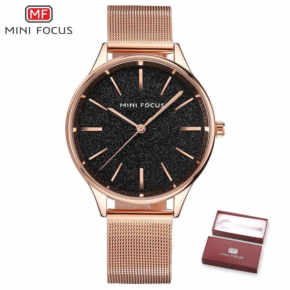 Relógio Feminino Mini Focus Mf0044l à Prova D'água Rosa - 1