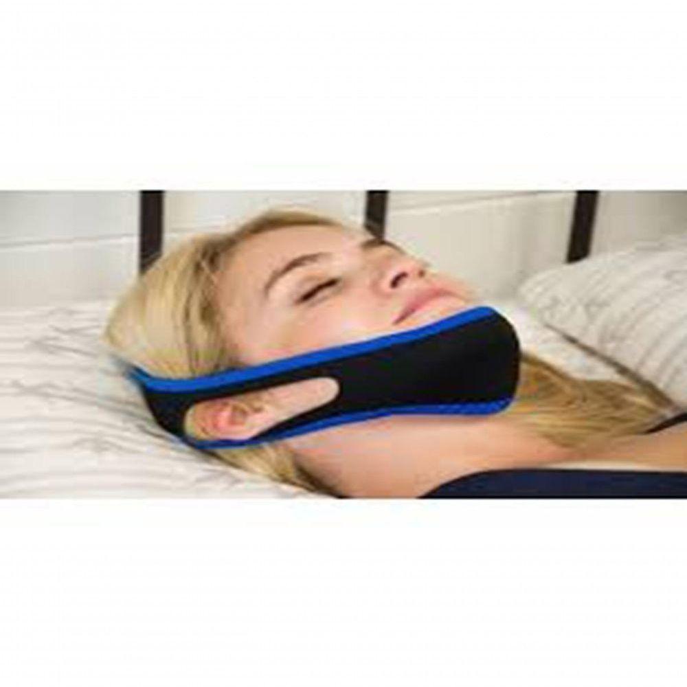 Faixa Anti Ronco Ajustável Apneia Neoprene Cabeça Queixo - 3