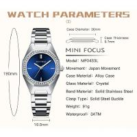Relógio De Quartzo Feminino Mini Focus Mf0433l à Prova D'água Azul - 2