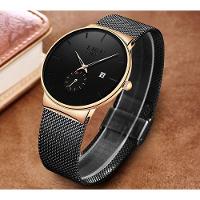 Relógio Lige 9969 à Prova D'água Vermelho Preto - 3