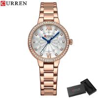 Relógio Feminino Curren 9085 À Prova D'Água Branco - 1