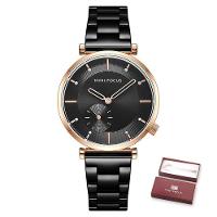 Relógio Feminino Mini Focus Mf0333l à Prova D'água Preto - 1