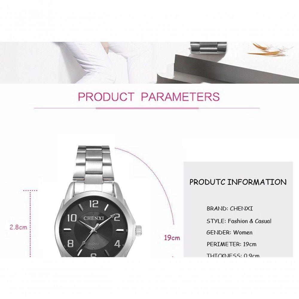Relogio Feminino Chenxi Cx-021a à Prova D'água Branco - 2