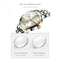 Relógio Feminino Lige 10007 à Prova D'água Prata Preta - 5