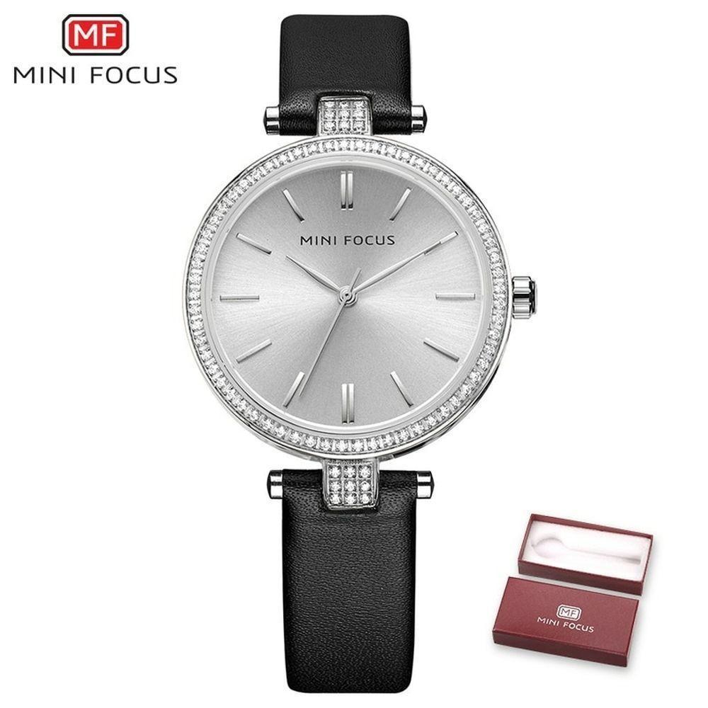 Relógio Feminino Mini Focus Mf0039l à Prova D'água Preto - 1