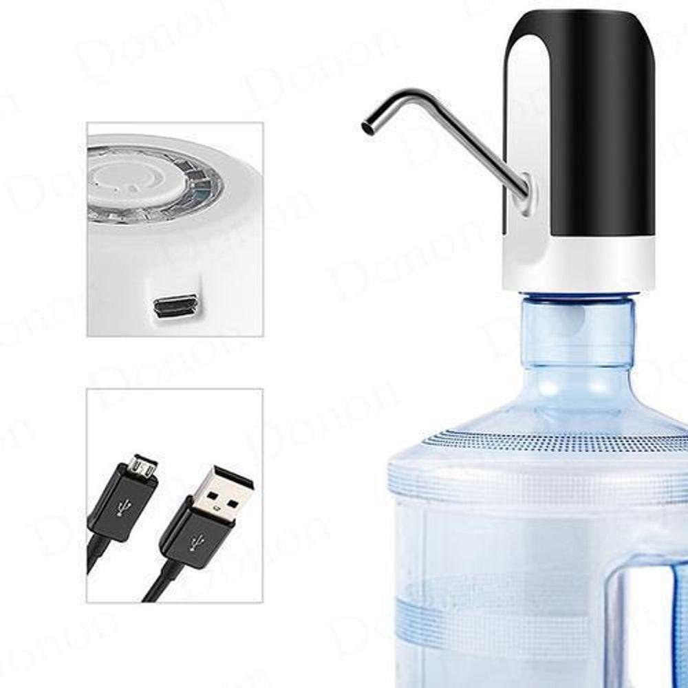 Bebedouro Bomba Elétrica Para Galão De água Recarregável Usb - 4