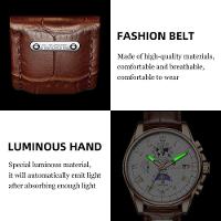 Relógio Masculino Lige 8975 à Prova D'água Prata Preta - 4