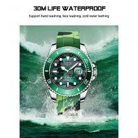 Relógios Masculino Lige 8957 à Prova D'água Azul - 2