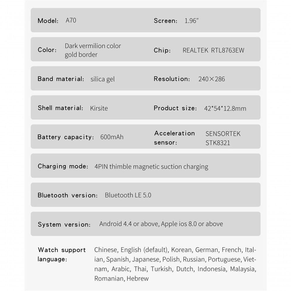 Relógio Smartwatch Masculino Foxbox 8763Ew À Prova D'Água Preto Bateria 600Ma - 4