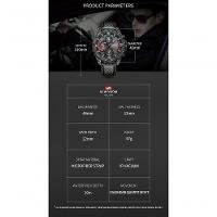 Relógio Masculino Va Va Voom 2092 À Prova D'Água Azul - 10