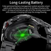 Relógio Smartwatch Masculino Foxbox 0327 À Prova D'Água Verde Chamada Bluetooth - 7