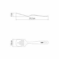 Kit Cozinha Panelas Allegra Aço Inox Fundo Triplo 10 Peças Com Utensílios - Tramontina - 6