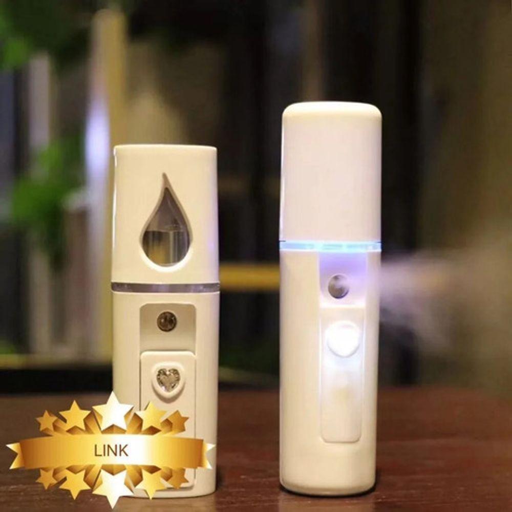 Mini Umidificador Manual Usb Com Espelho Nano Moisture Spray - 2