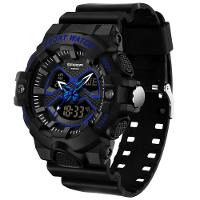 Relógio Pulso Masculino Led Digital Duplo A Prova Dágua - 1