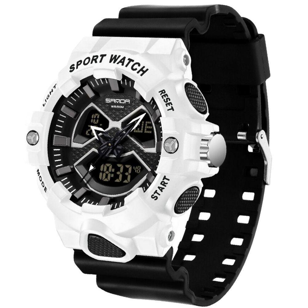 Relógio Pulso Masculino Led Digital Duplo A Prova Dágua - 1