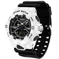 Relógio Pulso Masculino Led Digital Duplo A Prova Dágua - 1