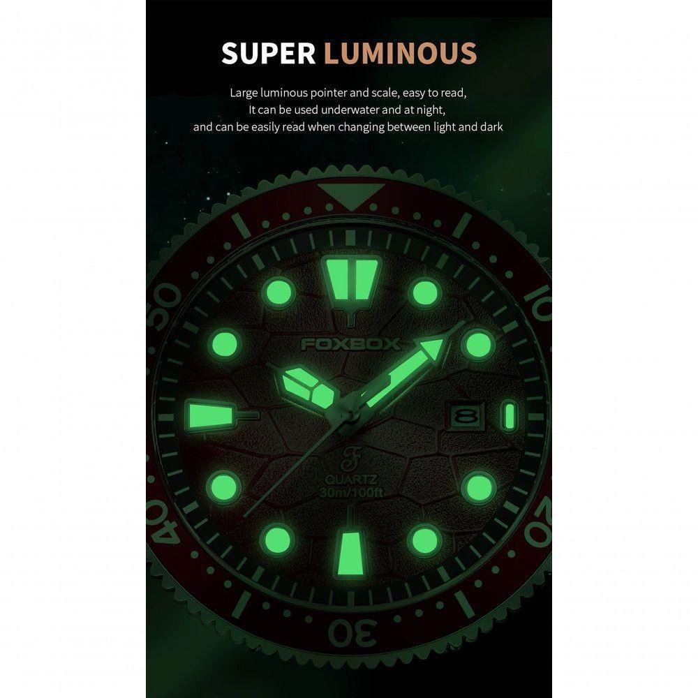 Relógio Masculino Lige 0025 à Prova D'água Sobrancelha Prateada - 2