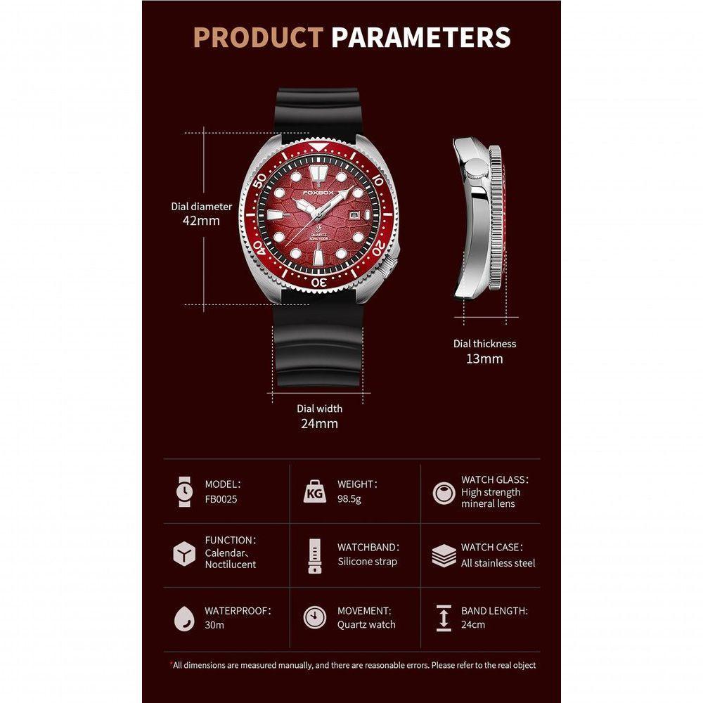 Relógio Masculino Lige 0025 à Prova D'água Sobrancelha Prateada - 4