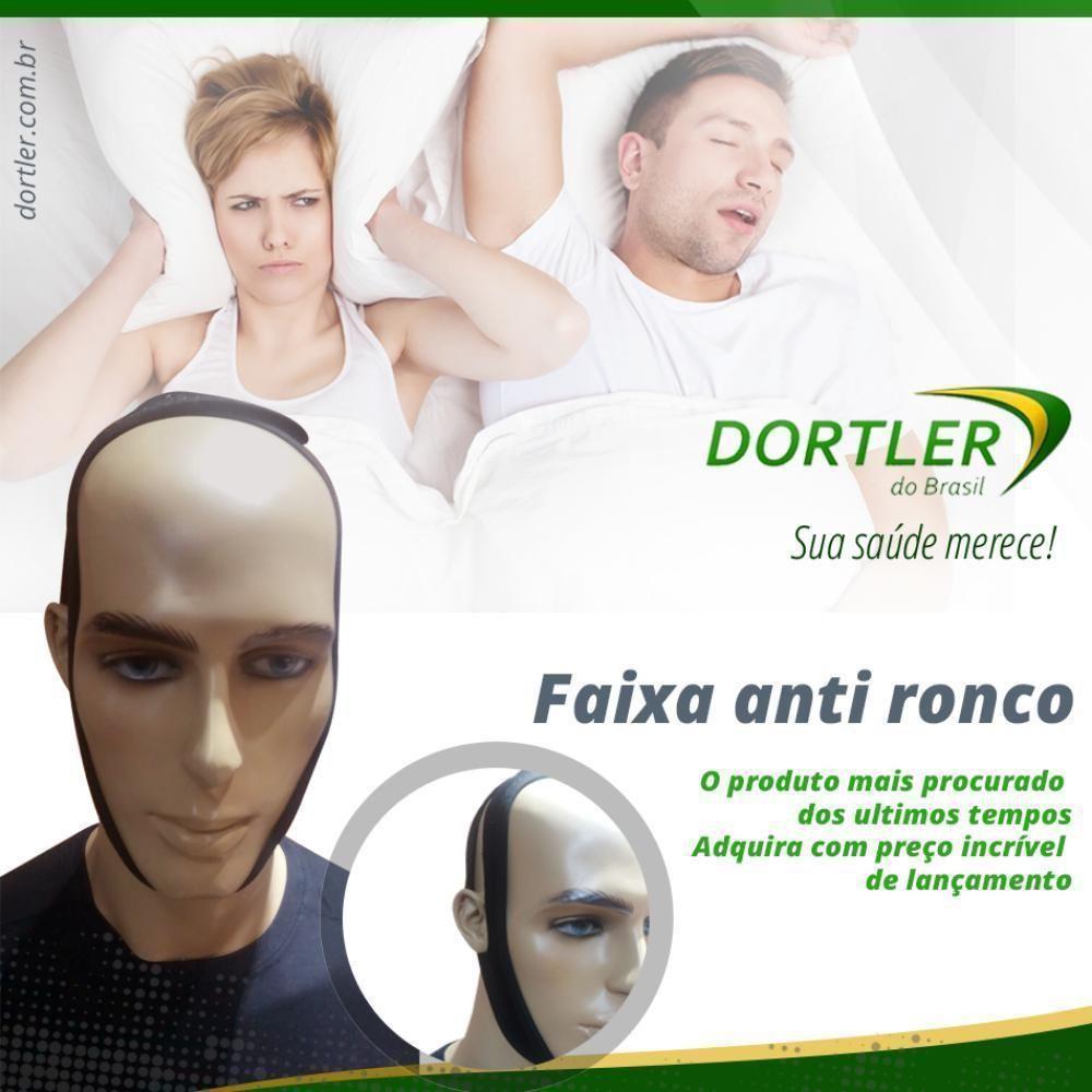 Faixa Anti Ronco Dortler Elástica Ajustável Queixeira Apneia - 4