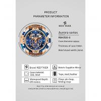 Relógio Masculino Reef Tiger Rga3532sp à Prova D'água Preto - 4