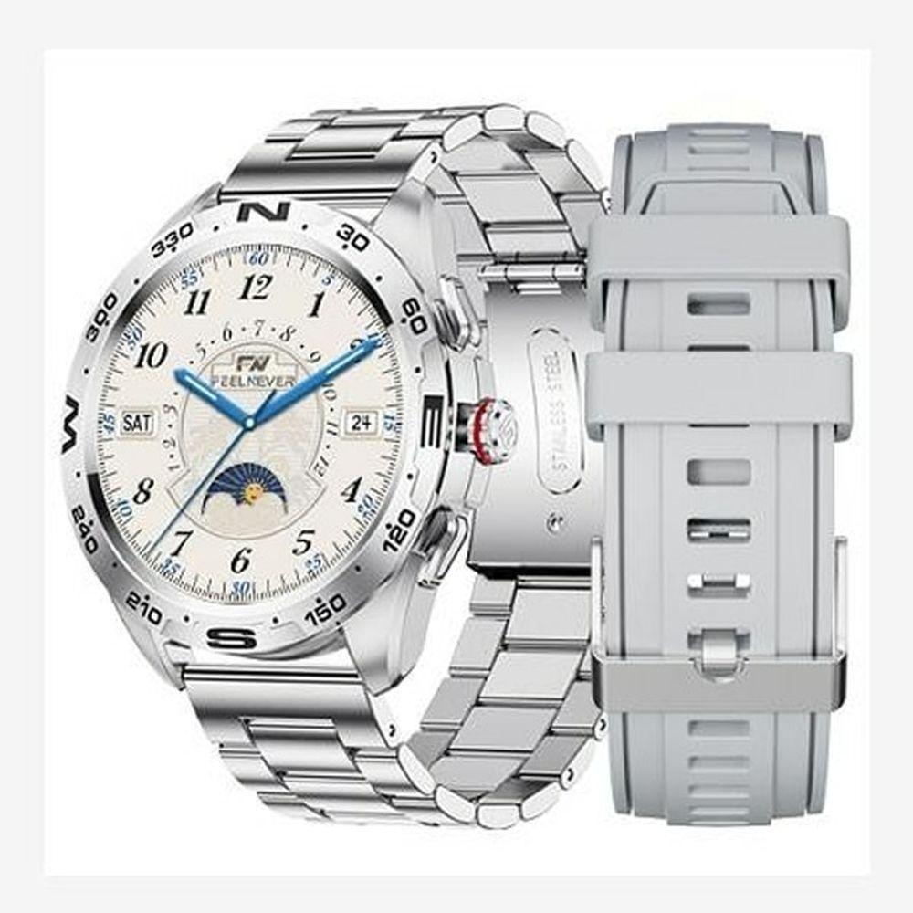 Relógio Smartwatch Masculino Foxbox 0327 À Prova D'Água Prata Chamada Bluetooth - 1