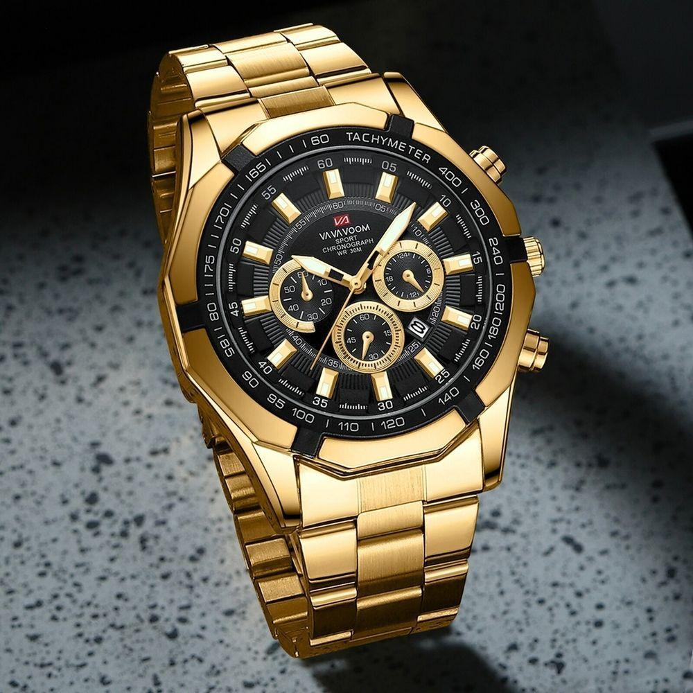 Relógio Masculino Va Va Voom 2382 À Prova D'Água Prata - 2