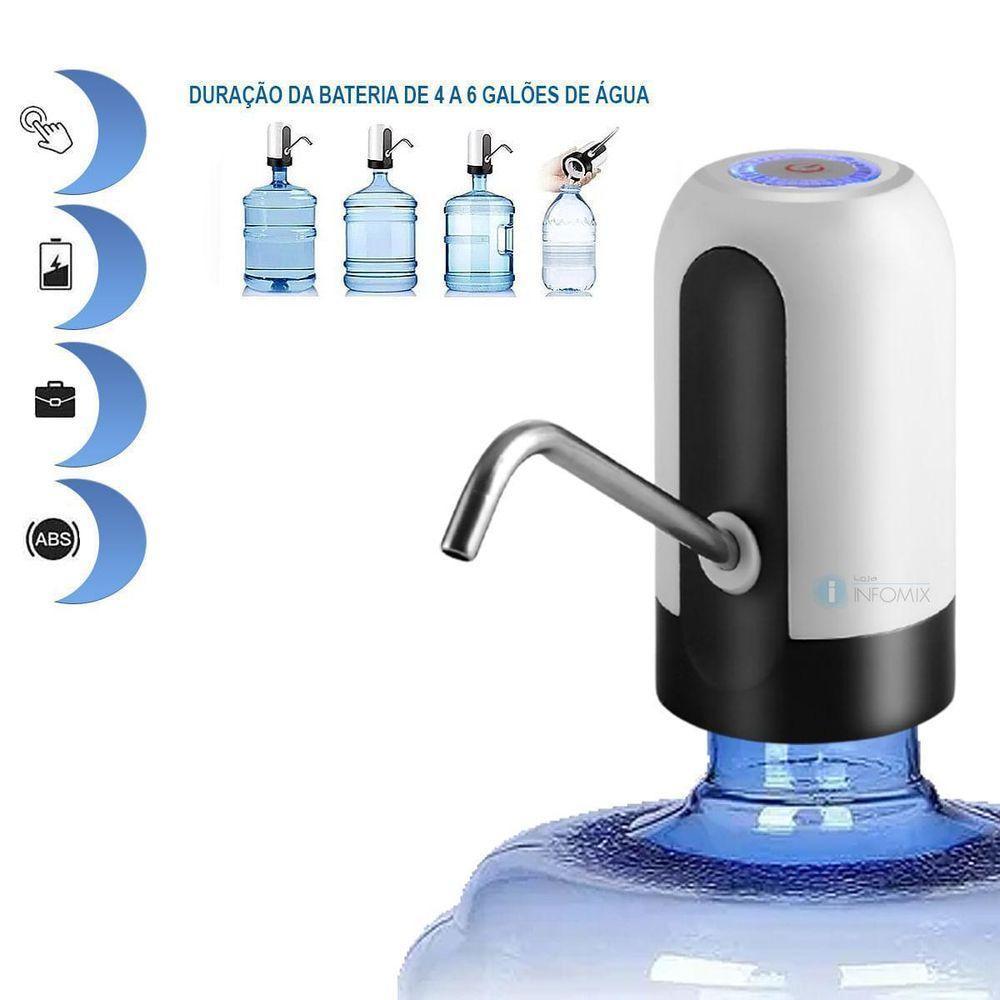 Bebedouro Bomba Elétrica P Garrafão Galão água Recarregável - 2