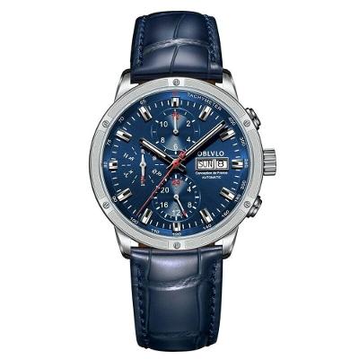 Relógio Masculino Reef Tiger Cm à Prova D'água Azul Escuro