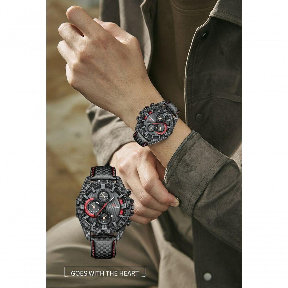 Relógio Masculino Va Va Voom 2092 À Prova D'Água Azul Escuro - 7