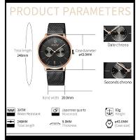 Relógio Masculino Fantor Wf1017g à Prova D'água Prata - 4