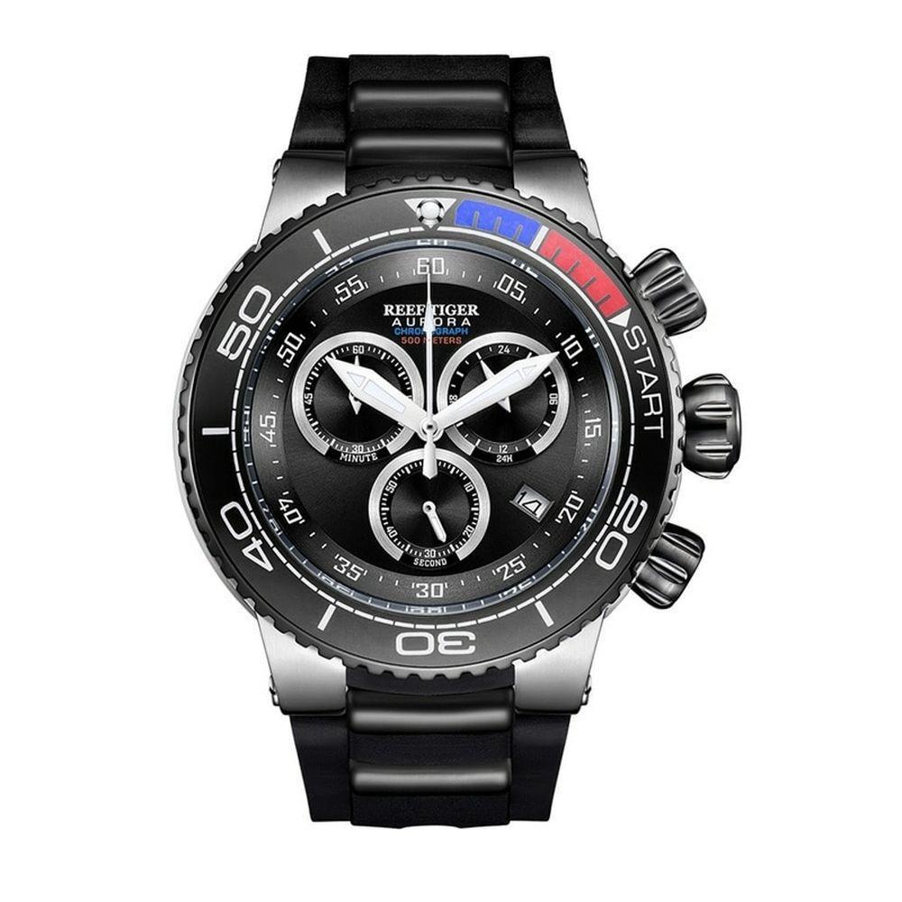 Relógio Masculino Reef Tiger Rga3168-bbb à Prova D'água Prata - 1
