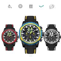 Relógio Masculino Com Pulseira De Silicone Data Automática - 2
