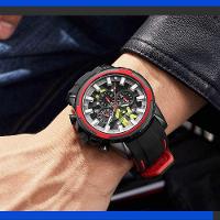 Relógio Masculino Com Pulseira De Silicone Data Automática - 3