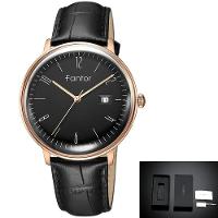 Relógio Masculino Fantor Wf1005g à Prova D'água Ouro - 1