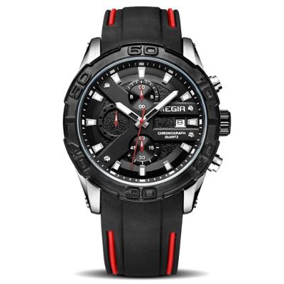 Relógio Masculino Esportivo De Silicone Movimento Luminoso