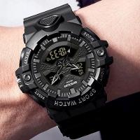 Relógio Pulso Masculino Led Digital Duplo A Prova Dágua - 2