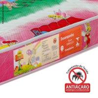Colchão Berço 1 Lado Plastificado D18 70x12x130 Fadas