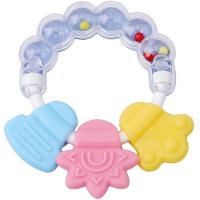 Mordedor Redondo De Silicone Com Chocalho Azul - 2