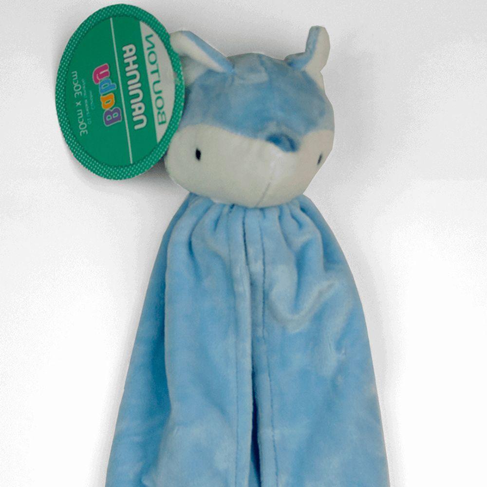 Naninha Com Prendedor De Chupeta E Pelucia Azul - 1