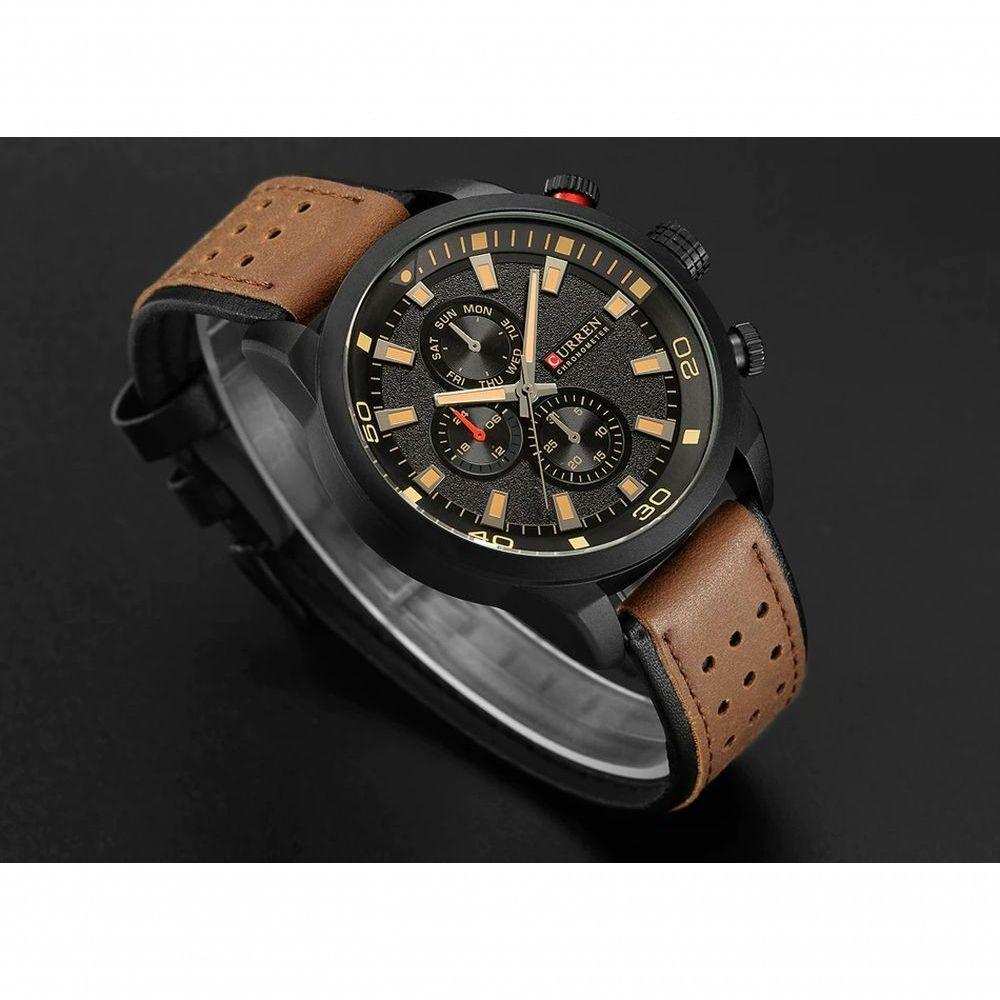 Relógio Masculino Curren 8250 À Prova D'Água Preto - 2