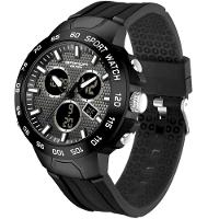 Relógio Pulso Digital Masculino Display Duplo A Prova D`Água - 1