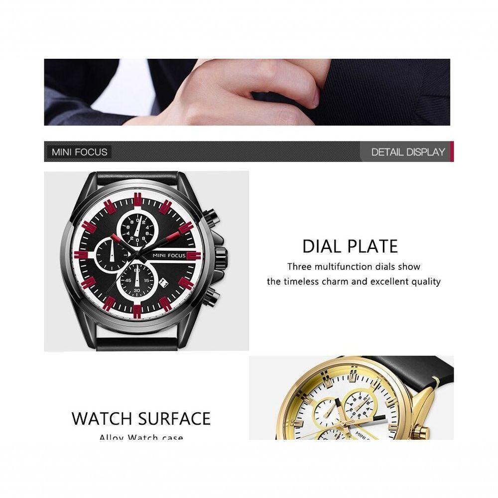 Relógio Masculino Mini Focus Mf0130g à Prova D'água Azul - 2