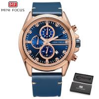 Relógio Masculino Mini Focus Mf0130g à Prova D'água Azul - 1