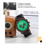 Relógio Masculino Aço Inoxidável Bobo Bird T56 À Prova D'Água Amarelo Sim - 10