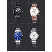 Relógio Masculino Loreo 6112 à Prova D' água Prata - 2