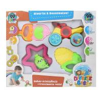 Conjunto Brinquedo Chocalho E Mordedor Infantil 4 Peças - 3