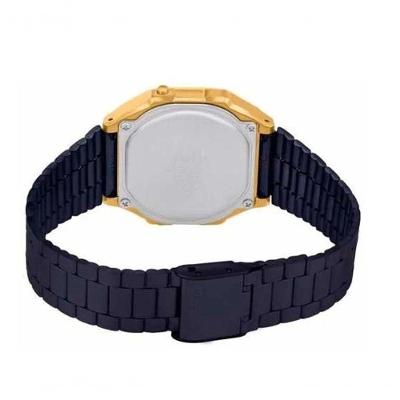 Relógio Casio Vintage A168wegb-1bdf Preto E Dourado