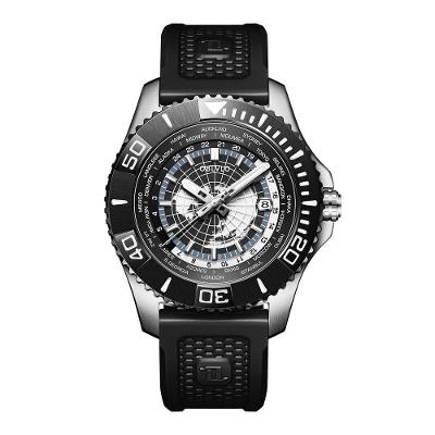 Relógio Masculino Reef Tiger Obl-bm à Prova D'água Preto